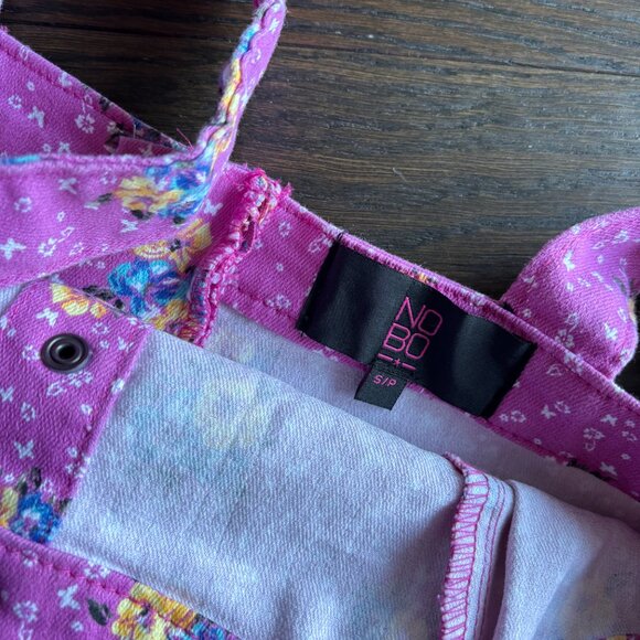 never worn Mini jean NOBO dress - magenta - Picture 6 of 7